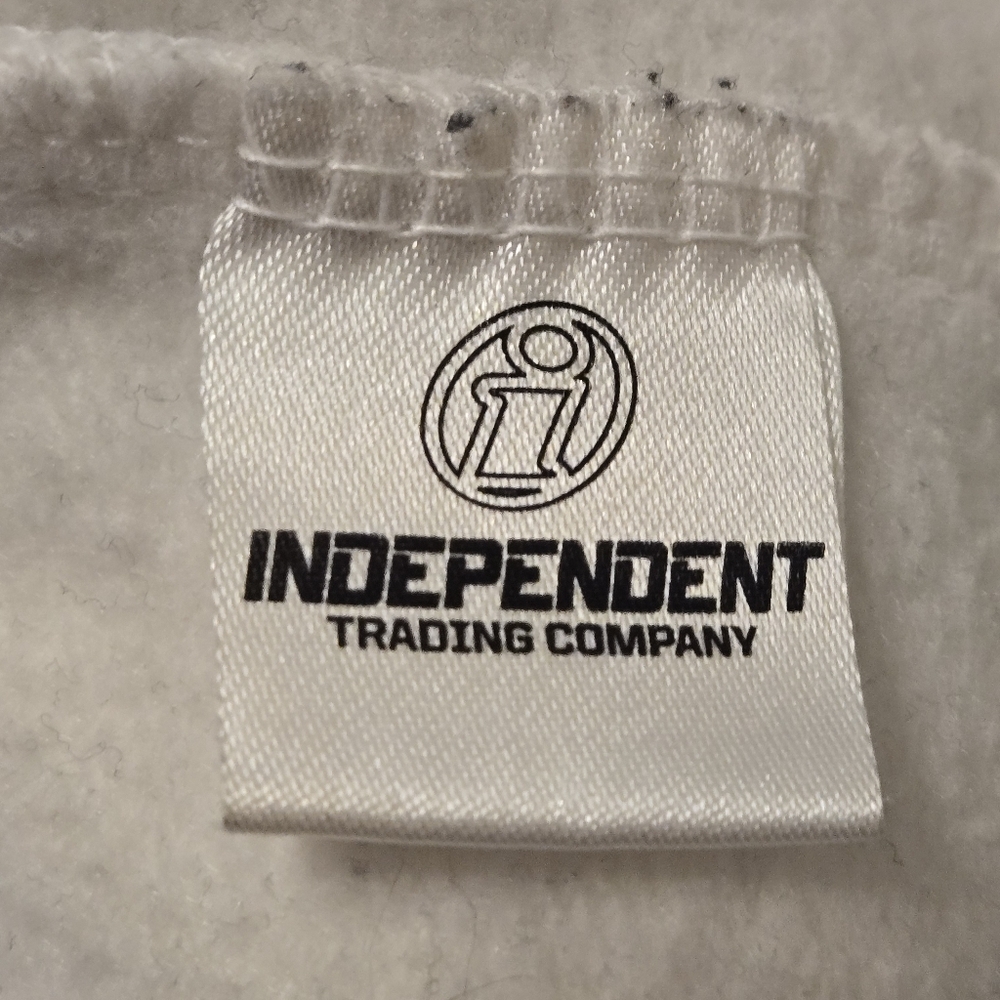 Japanese Anime Fleece Hoodie Bright White Lightweight Pullover Unisex L Travel - Picture 4 of 10